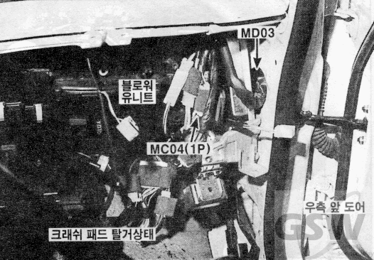 그랜져 3.0 DOHC MFI > 메인 하니스 사진 29