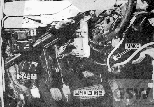 그랜져 3.0 DOHC MFI > 메인 하니스 사진 31