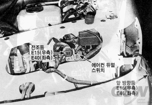 그랜져 3.0 DOHC MFI > 메인 하니스 사진 39