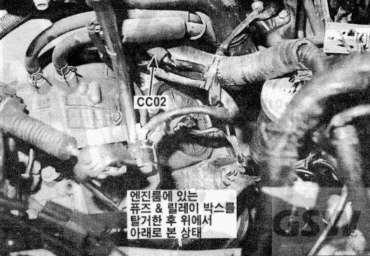 그랜져 1996 > [G6CT] 3.0 DOHC MFI > 컨트롤 하니스 사진 18